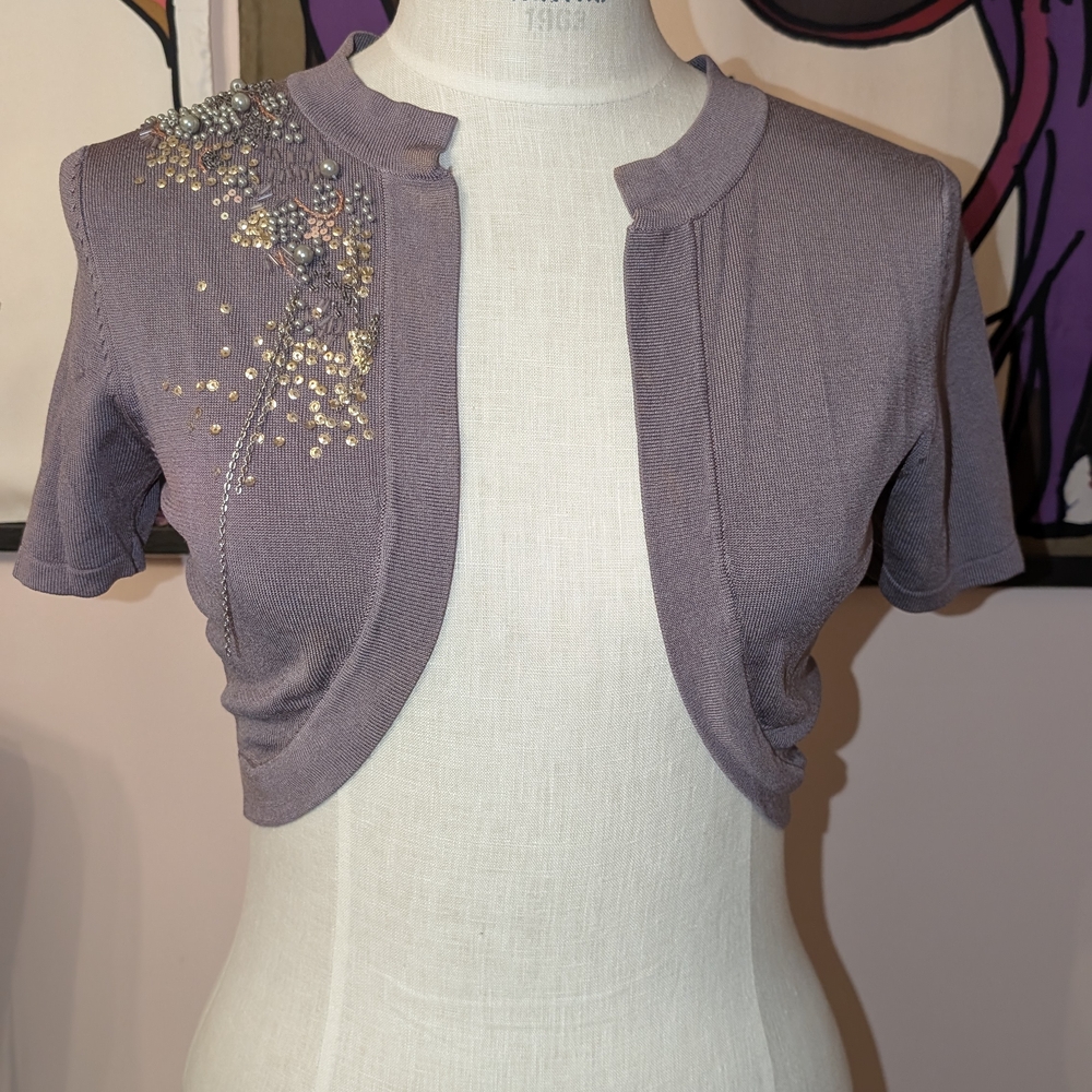 Betsey Johnson Lavender Knit Top